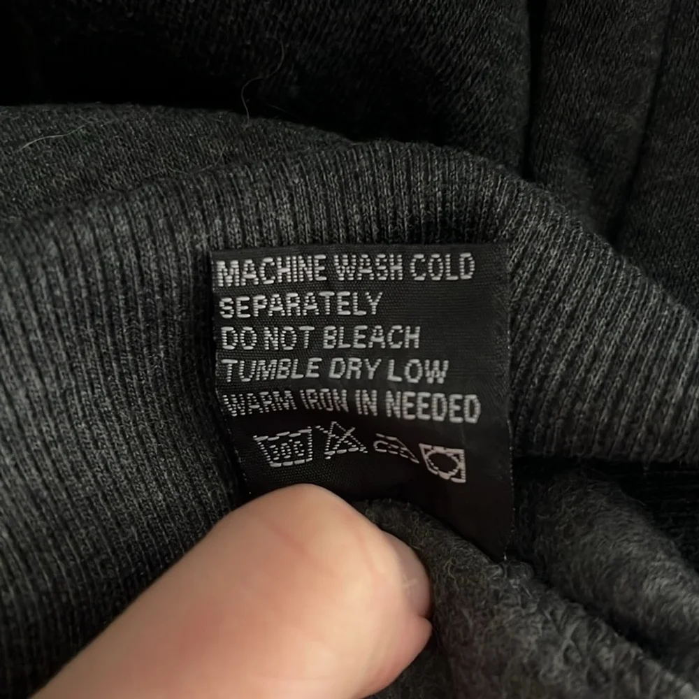 NWT True Rock Men's Classic Full Zip Hoodie Charcoal Gray Size X-Large - Picture 7 of 7
